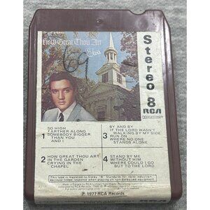 Elvis Presley How Great Thou Art 8 Track Stereo LP Vinyl Record Lebel